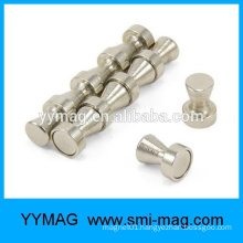 Hot sale Customized rare earth neodymium strong Steel magnetic push pin